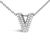 Elegance meets personalized charm in this exquisite pendant, meticulously crafted from radiant 10K white gold with a...