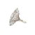 Antique Edwardian Platinum 14k White Gold 1.09ct Diamond Filigree Cocktail Ring, Size 5 For Sale - Image 4 of 8