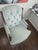 Hollywood Regency Vintage Hickory Chair Tufted Velvet Armchair (Model 986-88) - Light Blue For Sale - Image 3 of 8