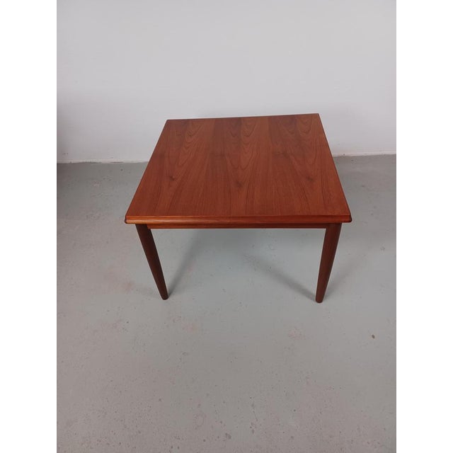 Fully Restored Danish Coffee Table in Teak, 1950s For Sale - Image 4 of 8