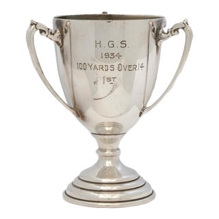 1934 "100 Yard Race Horse Over 14 Hands 1st" Trophy For Sale