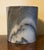Mid-Century Modern Mid-Century Italian Gray Marble Cylindrical Brush Pot or Wine Cooler Bottle Coaster For Sale - Image 3 of 12