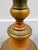 Chapman Manufacturing Company Vintage Parcel-Gilt Wood Candlestick Floor Lamp With Acanthus Leaf Accent Italy For Sale - Image 4 of 16