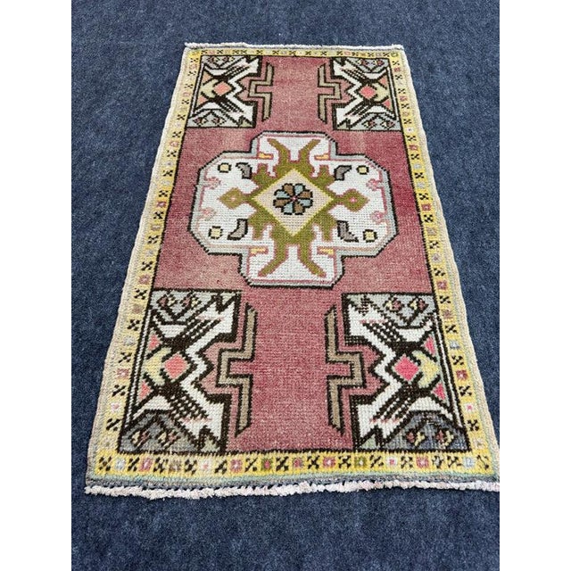 Turkish Yastik Rug 1'10" x 3'3" #24111 Explore a curated collection of hallway runners, wool rugs, and handmade...