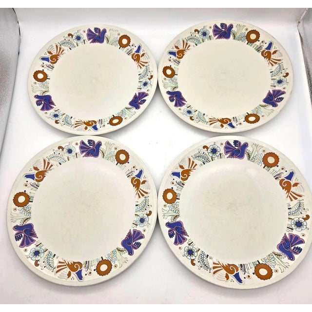 Vintage Villeroy & Boch "Acapulco" Plates, Set of 8 For Sale - Image 10 of 14