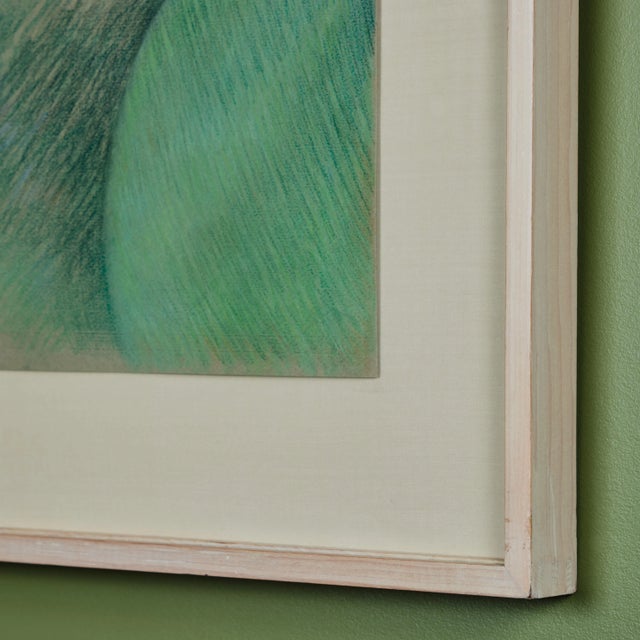 Green Landscape Pastel Painting by Linda Jacobson For Sale - Image 8 of 9