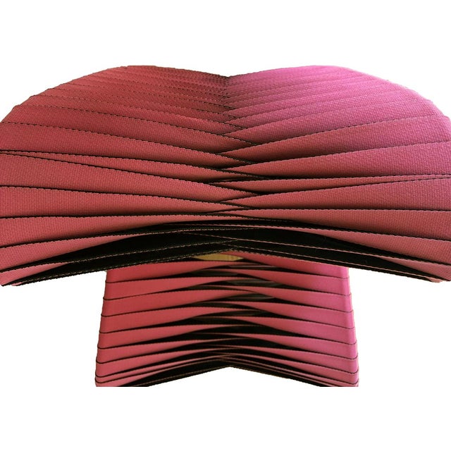 1980s Retro - Pristine Seat Belt Violet Dining Chair From the Phillips Collection For Sale - Image 5 of 6