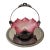 Antique Victorian Bridal Basket W/Hand Blown Glass Bowl. For Sale