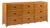Michael Taylor for Baker Mid Century 9 Drawer Mahogany Lowboy Dresser For Sale