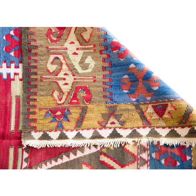 Tribal Early 20th Century Turkish Konya Kilim For Sale - Image 3 of 14
