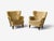1950s Ilmari Lappalainen, Lounge Chairs, Beech, Velvet, Finland, 1950s For Sale - Image 5 of 12