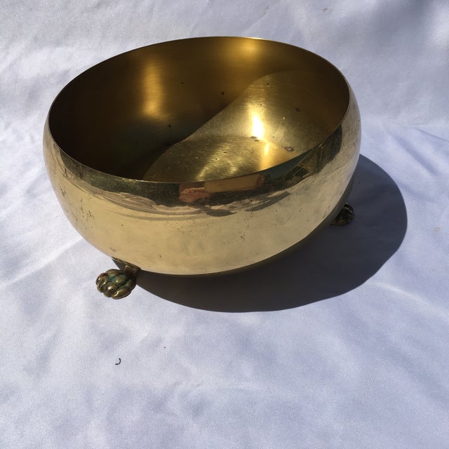 Vintage Brass Footed Bowl Chairish