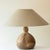 1970s Brown Ceramic Table Lamp with Lampshade attributed to R. Houben, 1970s For Sale - Image 5 of 7