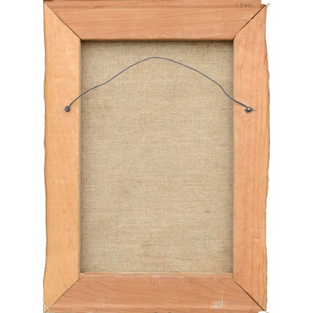 1980s Allie William "Bill" Skelton Abstract Expressionist Composition 1985 For Sale - Image 5 of 5