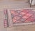 1970s Vintage Turkish Hand-Knotted Wool Cotton Pink Runner Rug For Sale - Image 9 of 10