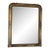 Late 19th Century French Gilt Mirror With Floral Cartouches For Sale