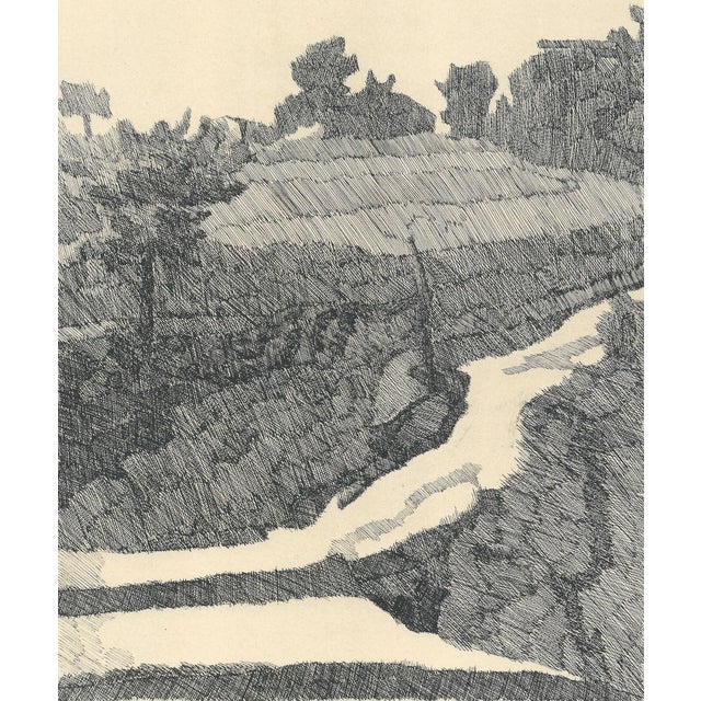 Giorgio Morandi, Grizzana Landscape, 1932-1957, Lithograph | Chairish