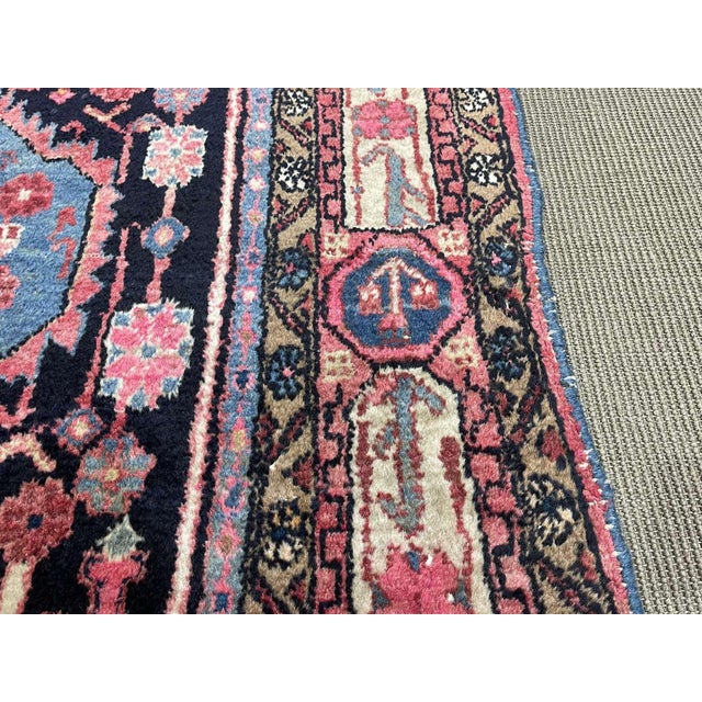 Handmade Iranian Wool Rug For Sale - Image 11 of 14