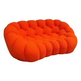 Roche Bobois Bubble Arrondi 2.5 Curved Sofa For Sale