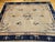 Antique Chinese Peking Rug, Hand-Knotted Wool Pile, Pale Tan & Blue, 9' x 12' For Sale - Image 9 of 18
