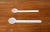 Plastic Postmodern Minimalist Swiss Salad Servers, Set of 2 For Sale - Image 7 of 13