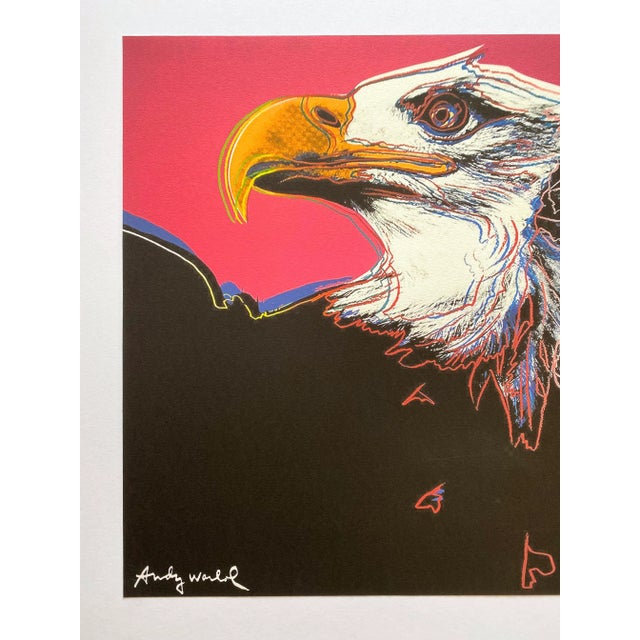 WARHOL、BALD EAGLE、希少画集画、新品高級額、額装付 Lot - Andy Warhol (1928-1987): Bald Eagle