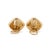 Late 20th Century Vintage David Webb 18k Yellow Gold Hammered Clip on Earrings, A Pair For Sale - Image 5 of 8