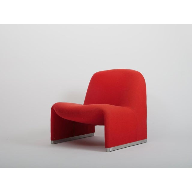 Textile Alky Chairs attributed to Giancarlo Piretti for Artifort, 1970s, Set of 2 For Sale - Image 7 of 10