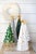 Traditional VIETRI Foresta White Large Tree with Ribbon & Gold Star For Sale - Image 3 of 13