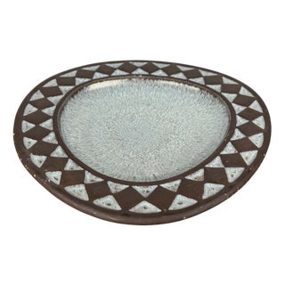 Mid-Century Modern Danish Studio Pottery Bowl from Frank Keramik, 1960s For Sale