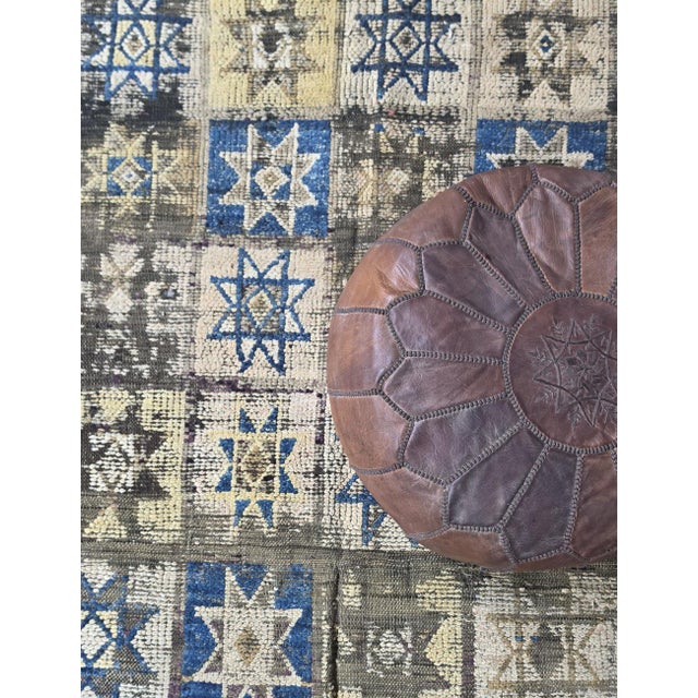 Geometric Tribal Moroccan Rug - 6.4 X 5.4 Ft For Sale In Cleveland - Image 6 of 8