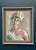 Unknown, Portrait of a Woman, 1950s, Oil on Panel, Framed For Sale - Image 9 of 12