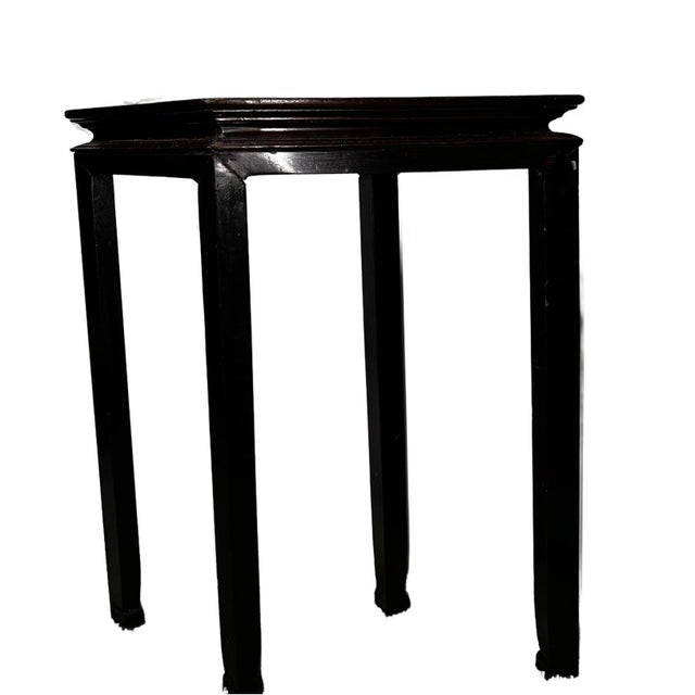 Early 20th Century Unusual Small Rhombus Shape Table For Sale - Image 4 of 9