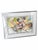 An original vintage watercolor featuring an expressive floral composition in blush pink, coral, lavender, and cream...