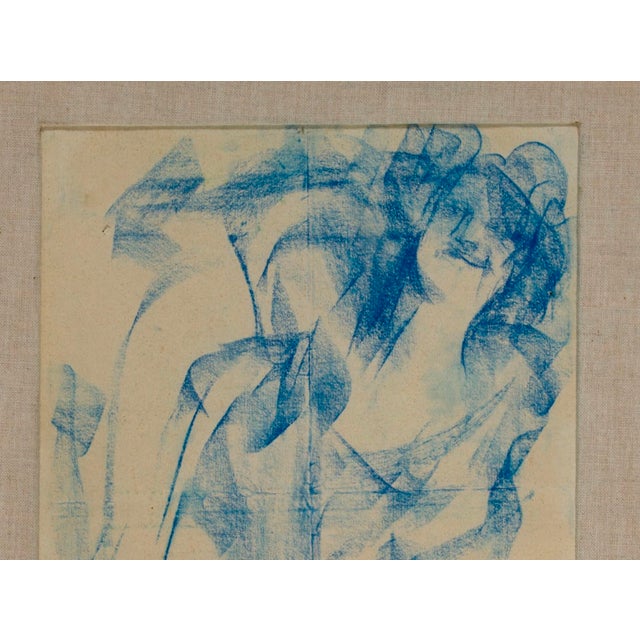 Antonio Mancini, Composition, 20th Century, Pastel Drawing For Sale - Image 7 of 7