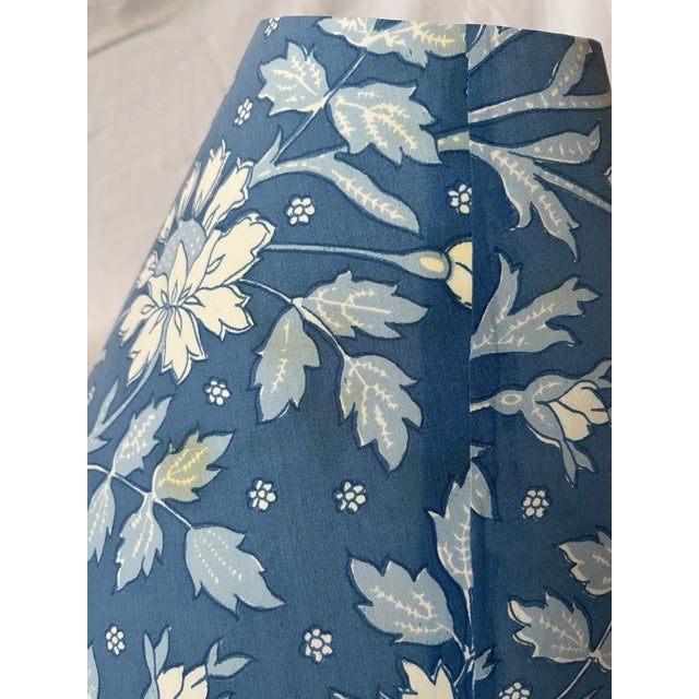 Blue Brunschwig & Fils Verrières Lampshades a Pair For Sale - Image 8 of 12