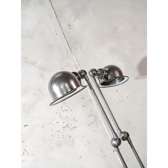 Vintage French Industrial Table Lamp by Jean Louis Domecq, 1950s For Sale - Image 16 of 17
