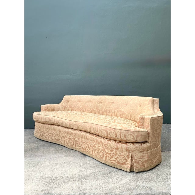 Ferguson Copeland Vintage Ferguson Copeland Damask Sofa For Sale - Image 4 of 14