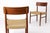 Set of Set of Danish Dining Chairs in Teak with Papercord Seats, 1960s For Sale - Image 4 of 10