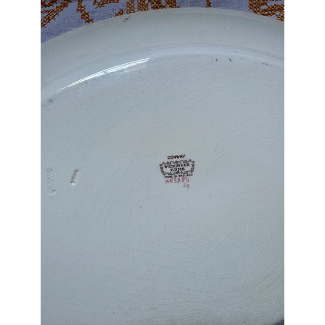 1920s Antique 1920s Wedgwood "Conway" Platter For Sale - Image 5 of 7