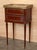 20th Century Pair of Louis XVI Style Marble-Top, Bronze and Walnut Nightstands For Sale - Image 4 of 12