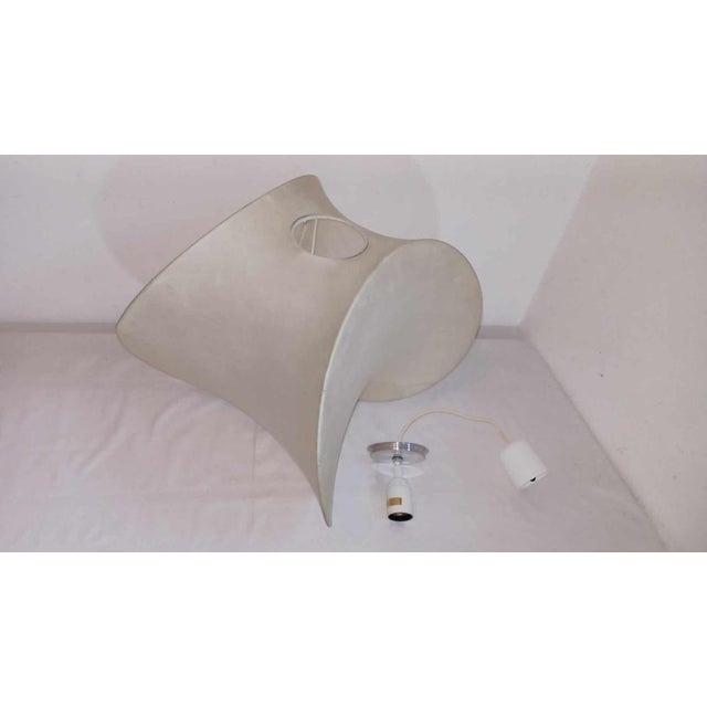 1960s Cocoon Hanging Lamp from Goldkant Leuchten, 1960s For Sale - Image 5 of 18