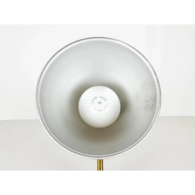 Black Mid-Century Adjustable Wall Lamps in Black Painted Aluminum and Brass, 1950s, Set of 2 For Sale - Image 8 of 13