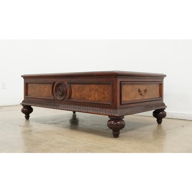 2000 - 2009 Vintage Ethan Allen Townhouse Collection Morley Coffee Table For Sale - Image 5 of 16