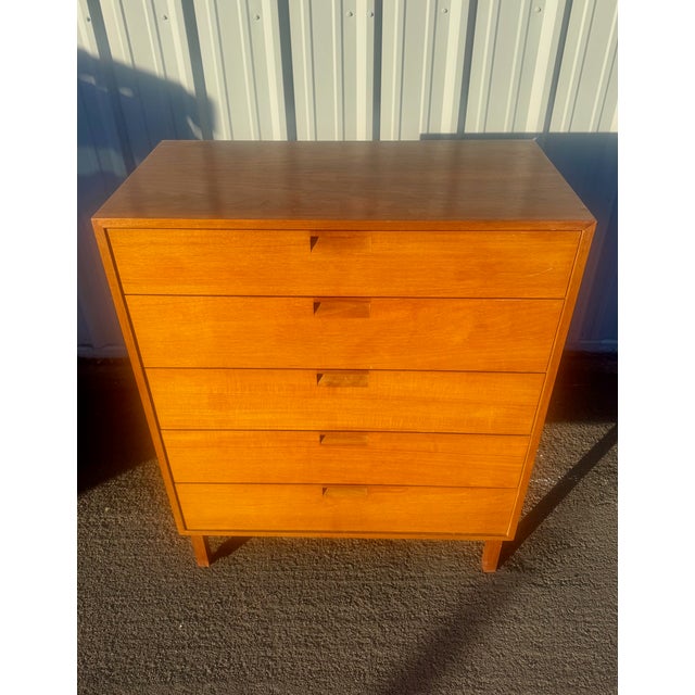 Directional Milo Baughman Highboy Chest of Drawers for Directional For Sale - Image 4 of 8