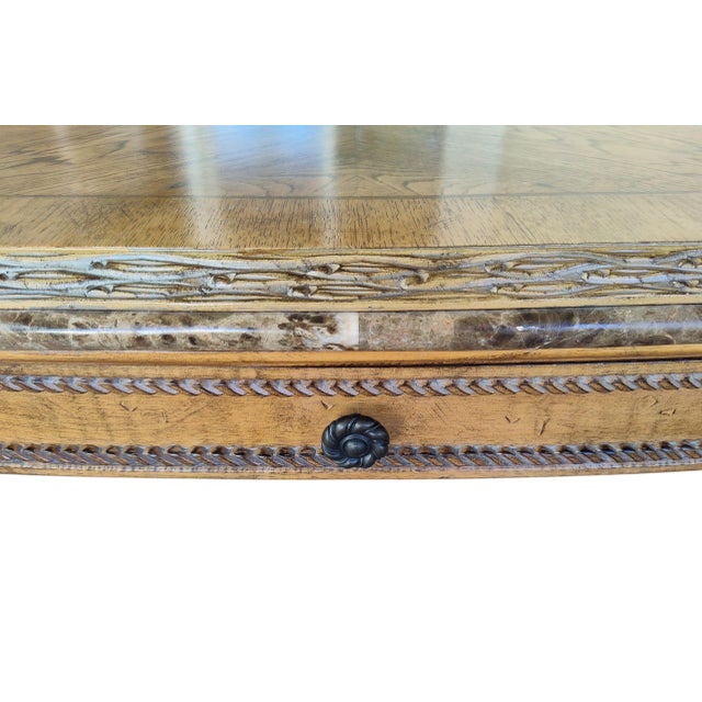 1990s Restored Schnadig French-Style Desk For Sale - Image 10 of 16