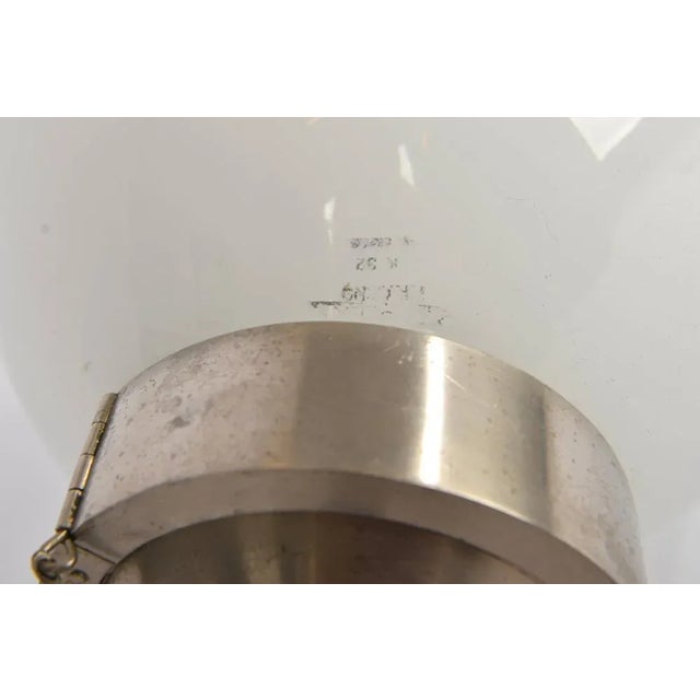 1930s Bauhaus Nickel Plated Adjustable Ceiling Lamp, 1930s For Sale - Image 5 of 7