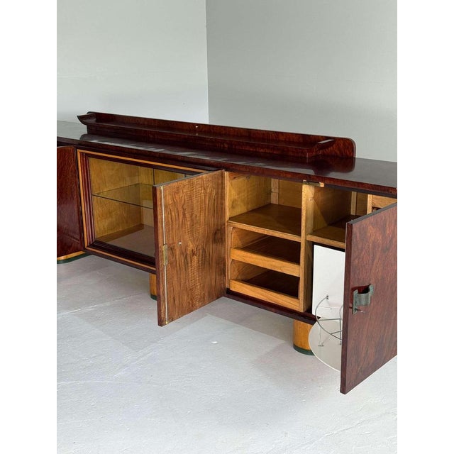 Beige Art Deco Mahogany Sideboard, 1930s For Sale - Image 8 of 15