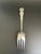 Art Nouveau Wm Rogers & Son Arbutus Silverplate 1908 Cold Meat Serving Fork For Sale - Image 3 of 9
