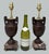 Gold Antique Pair French Bronzed Townley Pair Table Lamps Rouge Marble Grand Tour 19c For Sale - Image 8 of 11